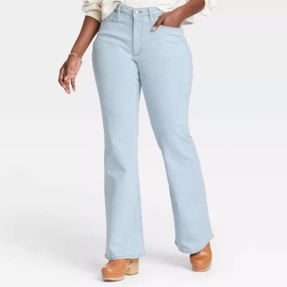 Universal Thread High Rise Flare Jeans 17 R - Picture 1 of 8